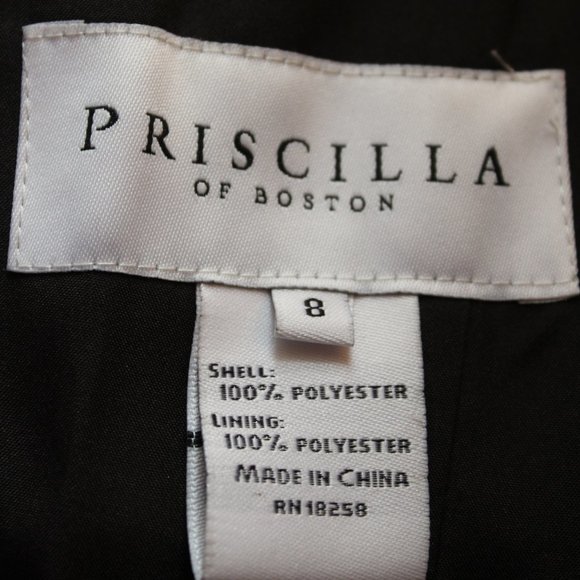 Priscilla of Boston Blue Dress (241) - Picture 9 of 9